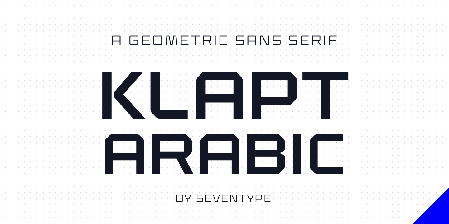 Пример шрифта Klapt Arabic #1